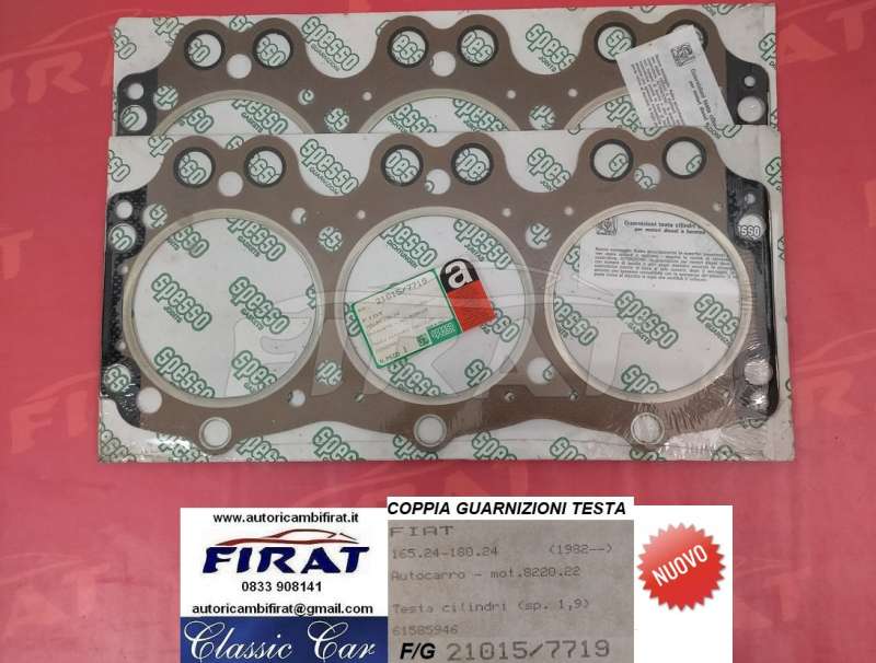 GUARNIZIONE TESTA FIAT 165.24 - 180.24 (21015/7719)